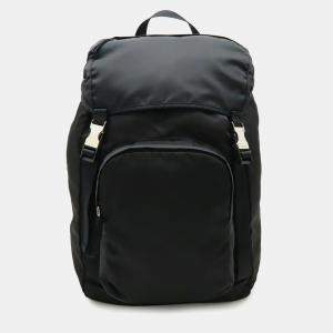 Pre Owned Prada Backpack/Daypack In Black Nylon Nero