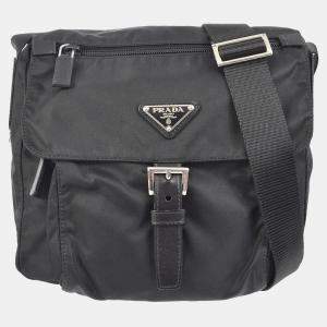 مملوكة مسبقًا Prada Black Nylon Crossbody Bag