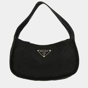 Pre Owned Prada Black Nylon Handbag