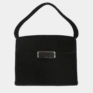 مملوكة مسبقًا Prada Black Velvet Handbag