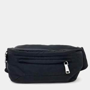 Pre Owned Prada Black Nylon Belt Bag