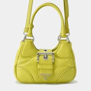 مملوكة مسبقًا Prada Moon 2Wayhandbag Yellow Leather