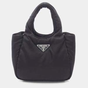 مملوكة مسبقًا Prada Tessuto Soft Handbag Nylon Black