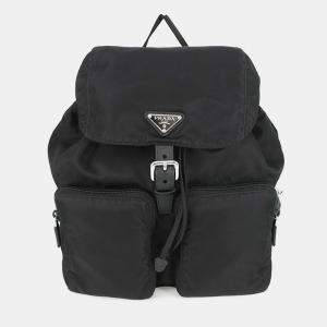 مملوكة مسبقًا Prada Renylon Backpack Black Nylon