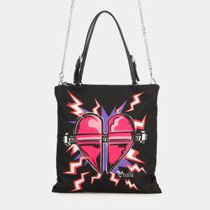 مملوكة مسبقًا Prada Frankenstein Universal Studios For Prada 2-Way Bag Black/Multicolor Nylon