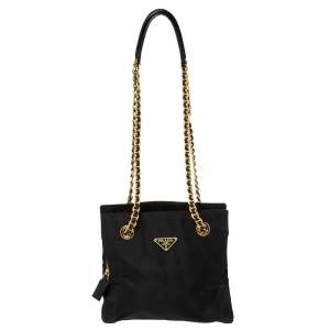 Pre Owned Prada Black Nylon Shoulder Bag