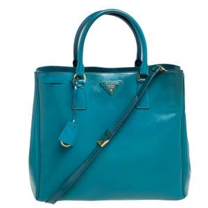 Pre Owned Prada Green Patent Leather Gardener's Tote