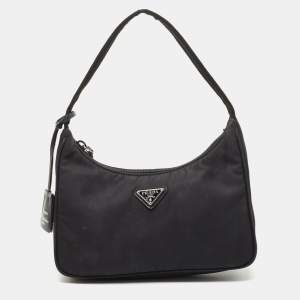 Prada Black Nylon Mini Re-Edition 2000 Shoulder Bag