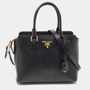 Prada Black Saffiano Leather Tote bag