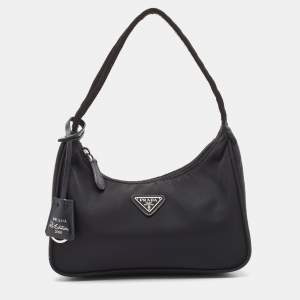 Prada Black Nylon Mini Re-Edition 2000 Shoulder Bag