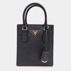 Prada Saffiano Lux Tote and Crossbody Bag (1BA358)