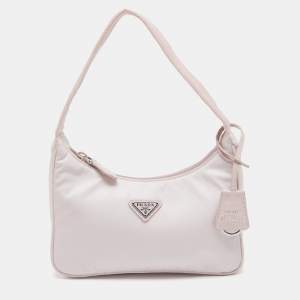 Prada Pink Nylon Mini Re-Edition 2000 Shoulder Bag