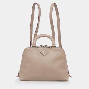Pre Owned Prada Saffiano Lux Promenade Backpack
