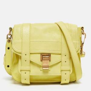 Proenza Schouler Yellow Leather Mini PS1 Crossbody Bag