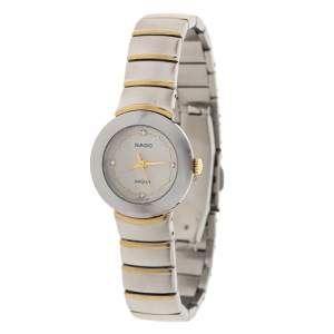 Rado Grey Stainless Steel Carbon Carbide Diastar 205.0290.3 Women's Wristwatch 23 mm