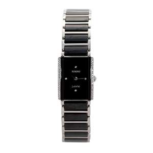 Rado Black Ceramic Stainless Steel Integral 15304303 Women's Wristwatch 18 mm