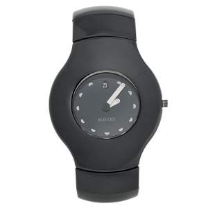 Rado Black Ceramic Xeramo 160.0453.3 Women's Wristwatch 37 mm 