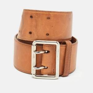 Ralph Lauren Brown Leather Buckle Belt M