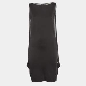 Ralph Lauren Black Knit Sleeveless Mini Dress L