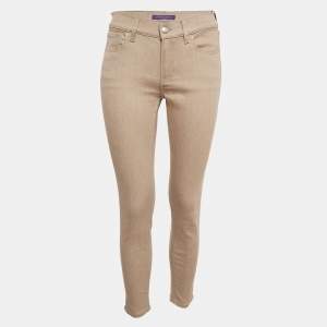 Ralph Lauren Brown Cotton Skin Fit Pants M Waist 27"