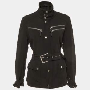 Ralph Lauren Black Wool Belted Jacket M