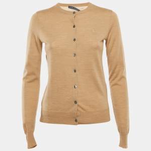 Ralph Lauren Beige Wool Knit Cardigan S