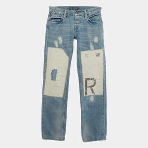 Pre Owned Ralph Lauren Blue Denim Thompson Jeans S/Waist 25"