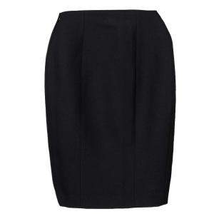 Ralph Lauren Black Wool Pencil Skirt S
