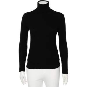 Pre Owned Ralph Lauren Black Cashmere Long Sleeve Turtleneck Sweater M