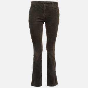 Pre Owned Ralph Lauren Olive Green Corduroy Pants S