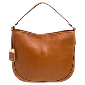 مملوكة مسبقًا Ralph Lauren Tan Leather Hobo 