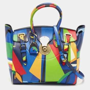 Pre Owned Ralph Lauren Multicolor Soft Leather Ricky Tote
