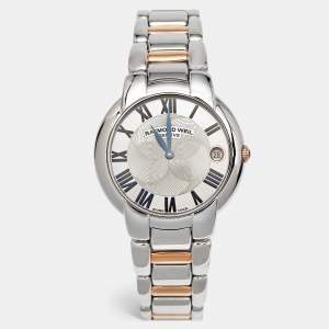 Raymond Weil Silver Dial Two-Tone Stainless Steel Jasmine 5235-S5-01659 Women's Wristwatch 35 mm