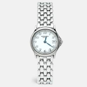 Pre Owned Raymond Weil Classic 5377-ST-05308 White Dial Stainless Steel Women's Wristwatch 23.50 mm