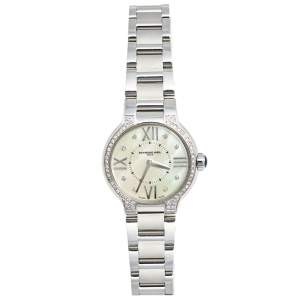 Raymond Weil Mother of Pearl Stainless Steel Diamond Noemia 5927 Wristwatch 27 mm
