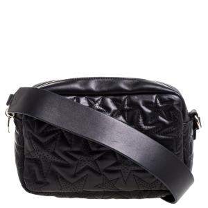 RED Valentino Black Star Quilted Leather Crossbody Bag