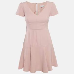 RED Valentino Pink Satin Mini Dress S