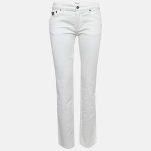 RED Valentino White Denim Straight Leg Jeans M Waist 28"