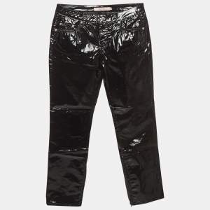 RED Valentino Black Synthetic Detailed Pocket Trouser M
