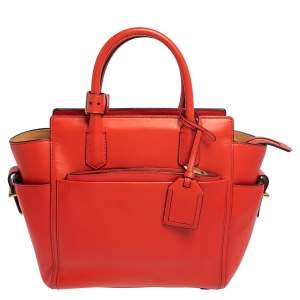 Reed Krakoff Red Leather Atlantique  Tote