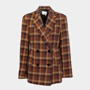 Pre Owned Remain Birger Christensen Multicolor Winter Check Cotton Debbie Jacket M