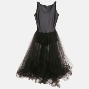 Pre Owned Repetto Black Tulle Tutu long Dress XS