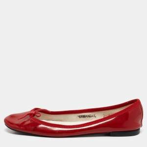 Repetto Red Patent Leather Ballet Flats Size 39