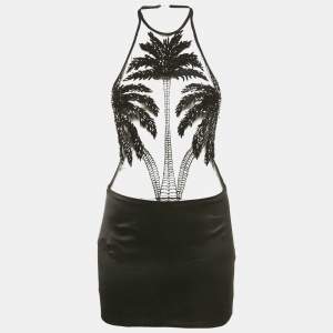 مملوكة مسبقًا فسن اوندين مزيينة بالتول والساتان الأسود ريتروفيتي مقاس صغير جداً