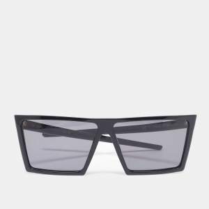 By RetroSuperFuture Black Rectangle Tinted Sunglasses 