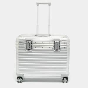 Pre Owned Rimowa Pilot Silver Aluminium Suitcase