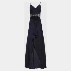 Pre Owned Roberto Cavalli Vinyon Gown 48