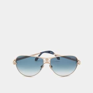 Roberto Cavalli Blue Gradient Markab 883/S Aviator Sunglasses