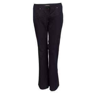 Pre Owned Roberto Cavalli Black Denim Flared Bottom Jeans M