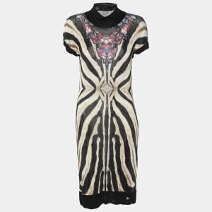 Roberto Cavalli Multicolor Printed Jersey Dress L